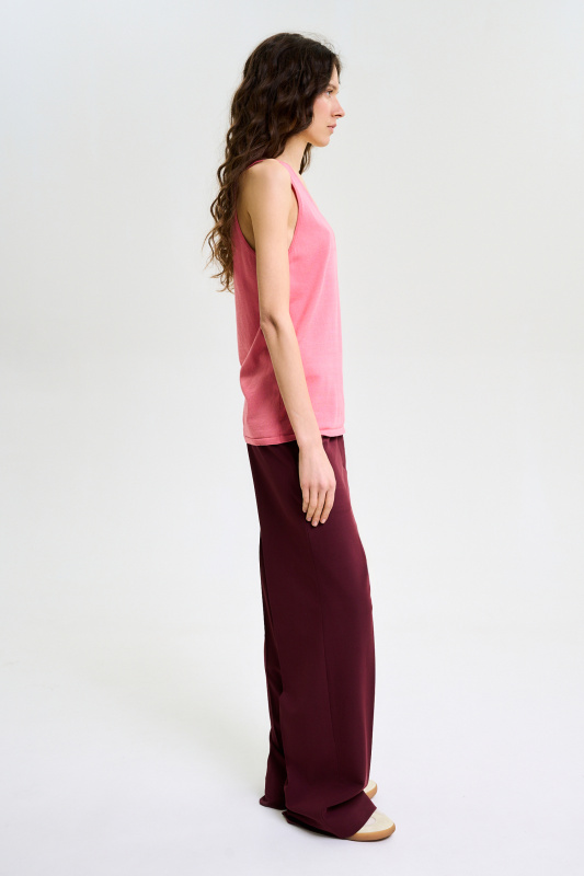 Майка вязаная LIGHT PINK